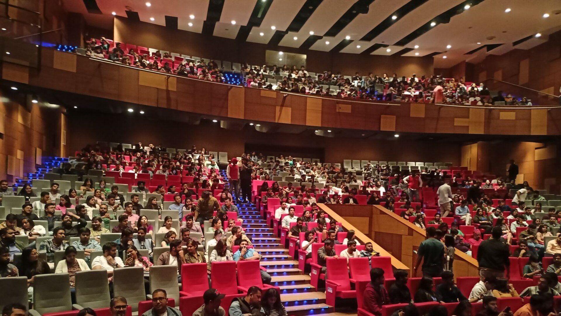 Full auditorium with balcony seating packed out at a Show Company live show